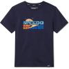 imageSpeedo Boys Uv Swim Shirt Short Sleeve Tee GraphicBondi Peacoat