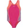 imageSpeedo Girls Swimsuit One Piece Mesh Splice Thick StrapMesh Rose Violet
