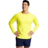 imageSpeedo Mens UV Swim Shirt Basic Easy Long Sleeve Regular FitLemon Drizzle
