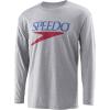 imageSpeedo UnisexAdult TShirt Long Sleeve Crew Neck Vintage Medium Heather Medium