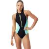 imageSpeedo Womens Short Sleeve ZipZip Anthracite