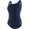 imageSpeedo Womens Swimsuit One Piece Endurance Shirred Tank Moderate CutSpeedo Navy