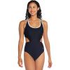 imageSpeedo Womens Swimsuit One Piece Racerback Cut OutJacquard Speedo Black