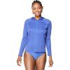 imageSpeedo Womens Uv Cover Up Long Sleeve Hoodie JacketRoyal Blue