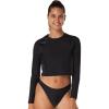 Crop Sheen Speedo Black