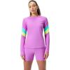 imageSpeedo Womens Uv Swim Shirt Long Sleeve RashguardHydraline Block Neon Violet