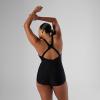 imagespeedo Womens Swimsuit One Piece PowerFlex Princess Seam Ultraback Conservative CutSpeedo Black