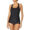 imagespeedo Womens Swimsuit One Piece PowerFlex Princess Seam Ultraback Conservative CutSpeedo Black