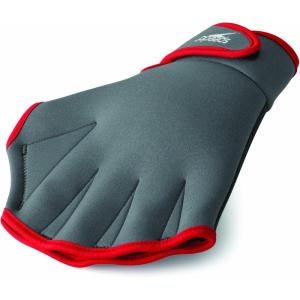 imageSpeedo Aqua Fit Training Swim GlovesCharcoalRed