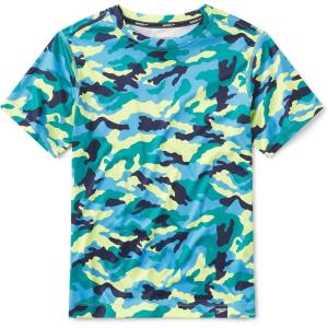 imageSpeedo Boys Uv Swim Shirt Short Sleeve Tee GraphicCamo Cover Navigate