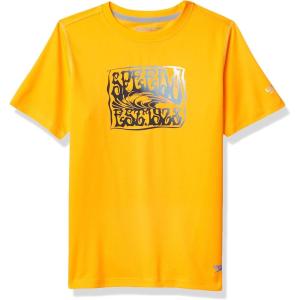 imageSpeedo Boys Uv Swim Shirt Short Sleeve Tee GraphicSpeedo Orange