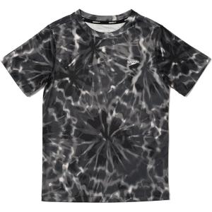 imageSpeedo Boys Uv Swim Shirt Short Sleeve Tee GraphicTidal Pool Anthracite