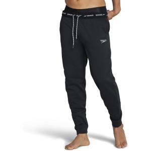 imageSpeedo Mens Jogger Pants Relaxed Fit Team Warm UpNew Speedo Black