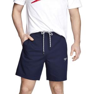 imageSpeedo Mens Shorts Mid Length Team Warm UpNew Speedo Navy