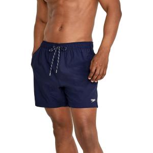 imageSpeedo Mens Swim Trunk Knee Length Volley Comfort Liner Solid16 Peacoat