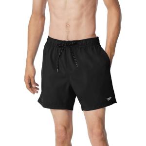 imageSpeedo Mens Swim Trunk Knee Length Volley Comfort Liner Solid16 Speedo Black