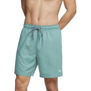 imageSpeedo Mens Swim Trunk Knee Length Volley Comfort Liner Solid18 Oil Blue