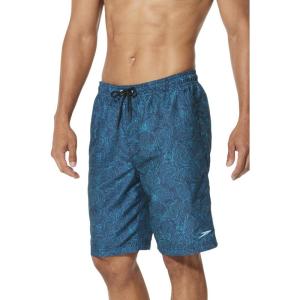 imageSpeedo Mens Swim Trunk Knee Length Volley Comfort Liner Solid20 NavyBlue
