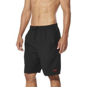 imageSpeedo Mens Swim Trunk Knee Length Volley Comfort Liner Solid20 Speedo Black