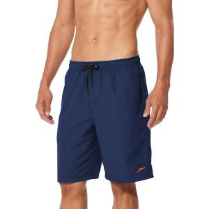 imageSpeedo Mens Swim Trunk Knee Length Volley Comfort Liner Solid20 Speedo Navy