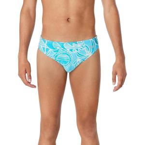 imageSpeedo Mens Swimsuit Brief Eco Flex 2 Outseam BeachstarWayback Scuba Blue