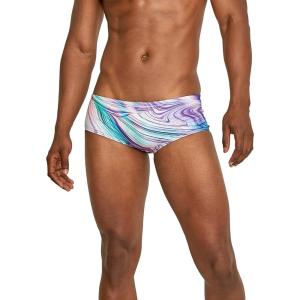 imageSpeedo Mens Swimsuit Euro Brief Endurance PrintedMisty Mrable