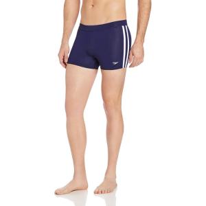 imageSpeedo Mens Swimsuit Square Leg SpliceSpeedo Navy