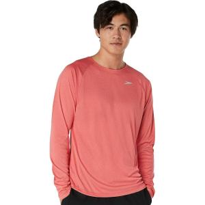 imageSpeedo Mens UV Swim Shirt Basic Easy Long Sleeve Regular FitHigh Risk Red
