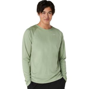 imageSpeedo Mens UV Swim Shirt Basic Easy Long Sleeve Regular FitLoden Frost