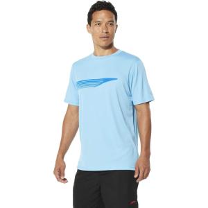 imageSpeedo Mens Uv Swim Shirt Graphic Short Sleeve TeeEthereal Blue
