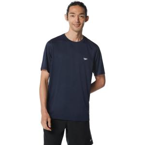 imageSpeedo Mens Uv Swim Shirt Graphic Short Sleeve TeeSketched Peacoat