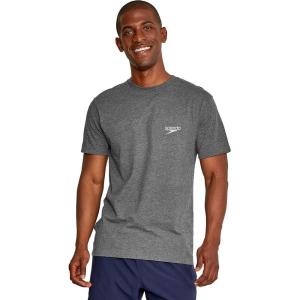 imageSpeedo Mens Uv Swim Shirt Graphic Short Sleeve TeeSunrise Peacoat Eco