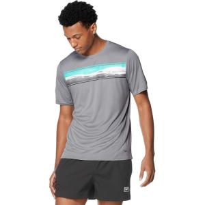 imageSpeedo Mens Uv Swim Shirt Graphic Short Sleeve TeeWave Monument