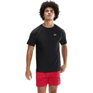 imageSpeedo Mens Uv Swim Shirt Short Sleeve Loose Fit Easy TeeDiscontinuedMulticolored