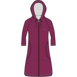 imageSpeedo Womens Hooded Aquatic Fitness Robe and CoverUp with Full Front ZipRaspberry Radiance