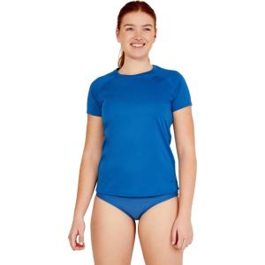 imageSpeedo Womens Solid Short Sleeve RashguardSpeedo Blue