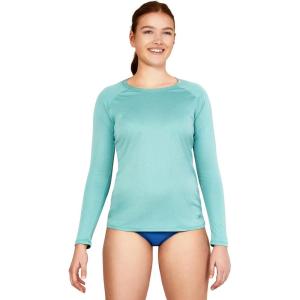 imageSpeedo Womens Uv Swim Shirt Long Sleeve RashguardHeather Porcelain