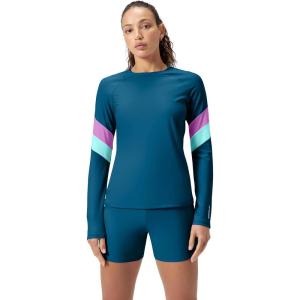 imageSpeedo Womens Uv Swim Shirt Long Sleeve RashguardHydraline Block Cobalt Pop