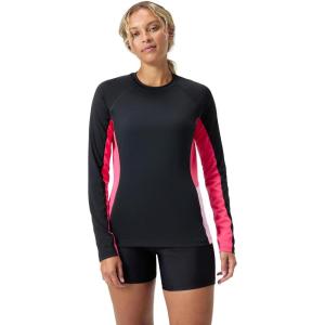 imageSpeedo Womens Uv Swim Shirt Long Sleeve RashguardHydraline Raspberry Fill