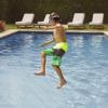 imageSpeedo Boys Swim Trunk Knee Length Blocked VolleyDiscontinuedSport Neon