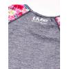 imageSpeedo Girls Printed Short Sleeve Rash Guard tShirt Two Piece Swim SetBright Pink