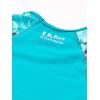 imageSpeedo Girls Printed Short Sleeve Rash Guard tShirt Two Piece Swim SetNew Turquoise