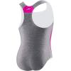 imageSpeedo Girls Swimsuit One Piece Thick Strap Racer Back PrintedDiscontinuedBright Pink