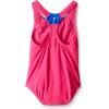 imageSpeedo Girls Swimsuit One Piece Thick Strap Racer Back PrintedDiscontinuedMulti Splice