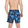 imageSpeedo Mens Swim Trunk Short Length Redondo Comfort Liner PrintOnshore Blend Peacoat