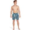 imageSpeedo Mens Swim Trunk Short Length Redondo Comfort Liner PrintOnshore Blend Porcelain