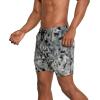 imageSpeedo Mens Swim Trunk Short Length Redondo Comfort Liner PrintPalm Anthracite