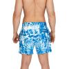 imageSpeedo Mens Swim Trunk Short Length Redondo Comfort Liner PrintTides Palace Blue