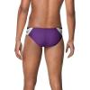 imageSpeedo Mens Swimsuit Brief Endurance Splice Team ColorsEdge BlackPurple