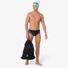 imageSpeedo Mens Swimsuit Brief Powerflex Eco Revolve Splice Team ColorsBlackBlue